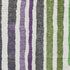 5' X 8' Gray Purple And Green Striped Washable Area Rug With UV Protection