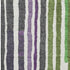 5' X 8' Gray Purple And Green Striped Washable Area Rug With UV Protection