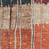 8' X 10' Beige Red And Blue Striped Washable Area Rug With UV Protection