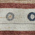 8' X 10' Beige Rust And Navy Blue Striped Washable Area Rug With UV Protection