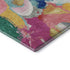 8' X 10' Blush Blue And Emerald Abstract Washable Area Rug With UV Protection