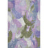 5' X 8' Lavender Olive Green And Ivory Abstract Washable Area Rug With UV Protection