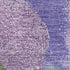 5' X 8' Lavender Olive Green And Ivory Abstract Washable Area Rug With UV Protection