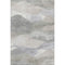 5' X 8' Beige Gray And Ivory Abstract Washable Area Rug With UV Protection