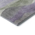 5' X 8' Purple Sage And Gray Abstract Washable Area Rug With UV Protection
