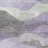 5' X 8' Purple Sage And Gray Abstract Washable Area Rug With UV Protection