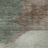 8' Salmon Emerald And Ivory Abstract Washable Round Rug With UV Protection