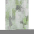 9' X 12' Green Gray And Ivory Abstract Washable Area Rug With UV Protection