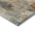 9' X 12' Ivory Rust And Beige Abstract Washable Area Rug With UV Protection