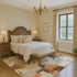 9' X 12' Ivory Rust And Beige Abstract Washable Area Rug With UV Protection