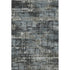 5' X 8' Charcoal Gray And Taupe Geometric Washable Area Rug With UV Protection