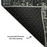 5' X 8' Charcoal Gray And Taupe Geometric Washable Area Rug With UV Protection