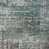 5' X 8' Teal Gray And Ivory Geometric Washable Area Rug With UV Protection