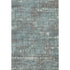 8' X 10' Taupe Teal And Ivory Geometric Washable Area Rug With UV Protection