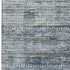 5' X 8' Denim Blue Ivory And Khaki Striped Washable Area Rug With UV Protection