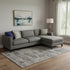 9' X 12' Taupe Brown And Ivory Striped Washable Area Rug With UV Protection