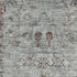 8' X 10' Gray Copper And Silver Oriental Washable Area Rug With UV Protection