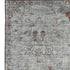 8' X 10' Gray Copper And Silver Oriental Washable Area Rug With UV Protection