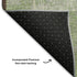 5' X 8' Blue Green And Beige Geometric Washable Area Rug With UV Protection
