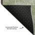 9' X 12' Blue Green And Beige Geometric Washable Area Rug With UV Protection