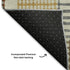 5' X 8' Beige Blue And Green Geometric Washable Area Rug With UV Protection