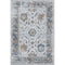 8' X 10' Blue Gray And Taupe Oriental Washable Area Rug With UV Protection