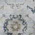 8' X 10' Blue Gray And Taupe Oriental Washable Area Rug With UV Protection
