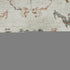 5' X 8' Linen Ivory And Salmon Oriental Washable Area Rug With UV Protection