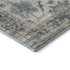 5' X 8' Beige Blue And Brown Oriental Washable Area Rug With UV Protection