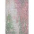 5' X 8' Blush Green And Gray Abstract Washable Area Rug With UV Protection