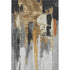 5' X 8' Black Gray And Brown Abstract Washable Area Rug With UV Protection