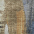5' X 8' Navy Blue Ivory And Brown Abstract Washable Area Rug With UV Protection