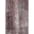 5' X 8' Blush Charcoal And Ivory Abstract Washable Area Rug With UV Protection