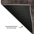 5' X 8' Blush Charcoal And Ivory Abstract Washable Area Rug With UV Protection
