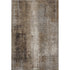 5' X 8' Brown Gray And Ivory Abstract Washable Area Rug With UV Protection
