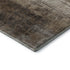 5' X 8' Brown Gray And Ivory Abstract Washable Area Rug With UV Protection