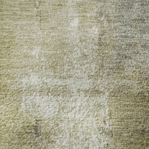 8' X 10' Gold Charcoal And Silver Abstract Washable Area Rug With UV Protection
