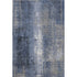 9' X 12' Navy Blue Charcoal And Ivory Abstract Washable Area Rug With UV Protection