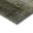 8' Olive Green Charcoal And Ivory Abstract Washable Round Rug With UV Protection