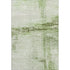8' X 10' Artichoke Green And Ivory Striped Washable Area Rug With UV Protection