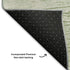 8' X 10' Artichoke Green And Ivory Striped Washable Area Rug With UV Protection