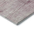 5' X 8' Blush And Ivory Striped Washable Area Rug With UV Protection