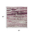5' X 8' Blush And Ivory Striped Washable Area Rug With UV Protection