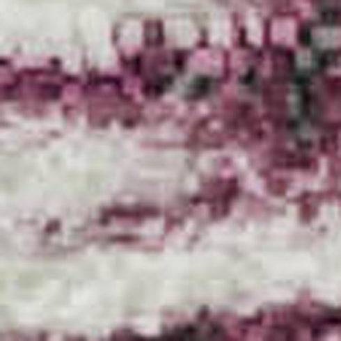 5' X 8' Blush And Ivory Striped Washable Area Rug With UV Protection