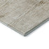 5' X 8' Ivory And Brown Striped Washable Area Rug With UV Protection