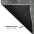 5' X 8' Blue And Gray Abstract Washable Area Rug With UV Protection