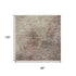 8' X 10' Copper And Taupe Abstract Washable Area Rug With UV Protection