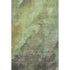 5' X 8' Green And Charcoal Abstract Washable Area Rug With UV Protection
