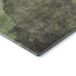 5' X 8' Green And Charcoal Abstract Washable Area Rug With UV Protection