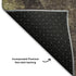 8' X 10' Coffee And Taupe Abstract Washable Area Rug With UV Protection